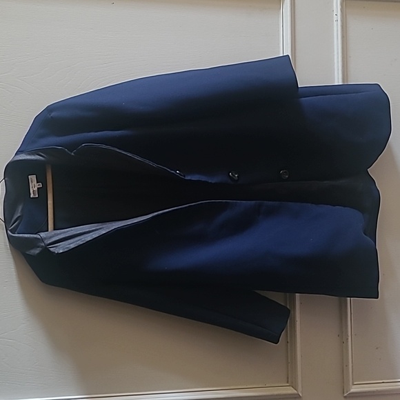 Waverly Grey Nikki Coat, Navy & Grey, Sz M, Made in U.S.A. - Picture 6 of 11